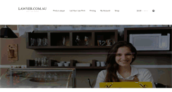 Desktop Screenshot of lawyer.com.au