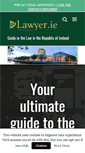 Mobile Screenshot of lawyer.ie